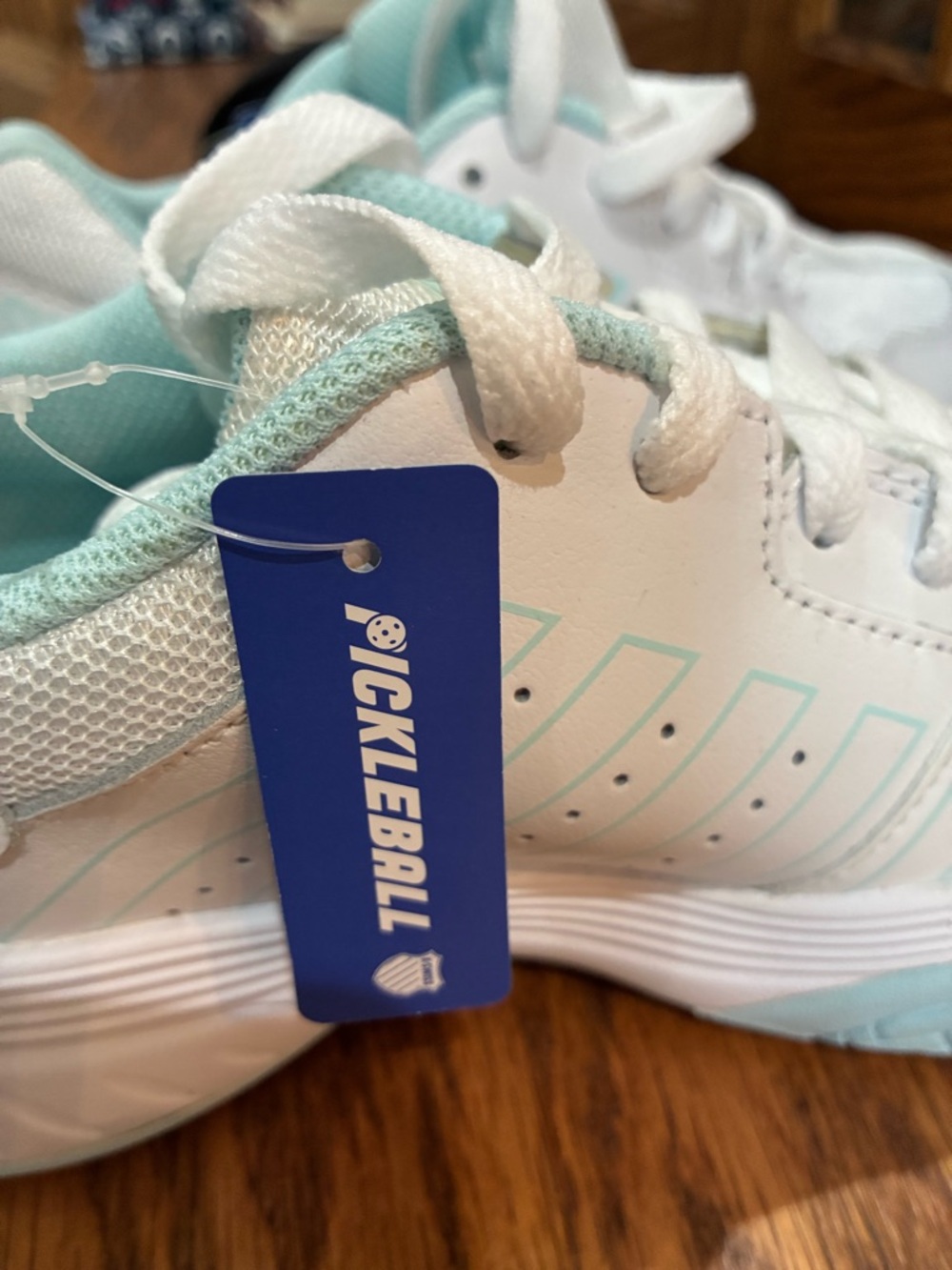 Women’s Pickleball shoes  - White with Mint